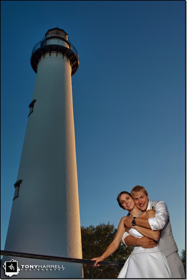 st. simons island wedding at the lighthouse