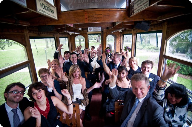 St. Simons Trolley for Weddings
