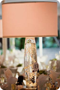 Lampshade Centerpieces for weddings and events