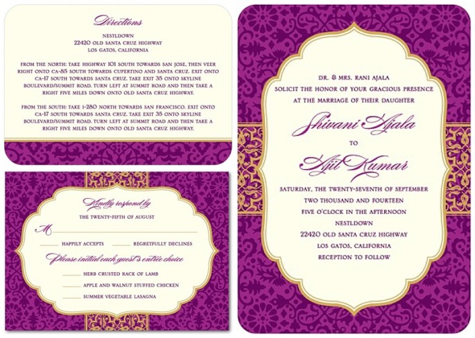 Indian Wedding Invitation