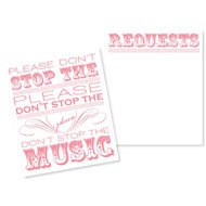Music Requests on RSVP card