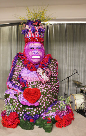King Kong Floral Statue