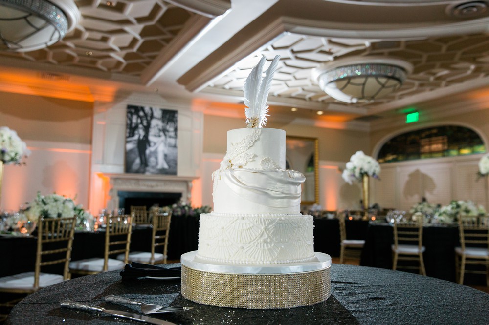 Gatsby inspired wedding cake