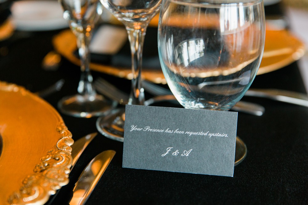 Speakeasy invitation card Gatsby wedding
